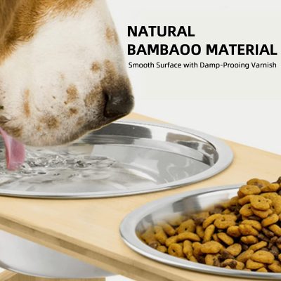 Adjustable Raised Dog Bowls