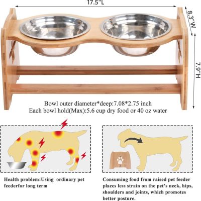 Bamboo Pet Bowls