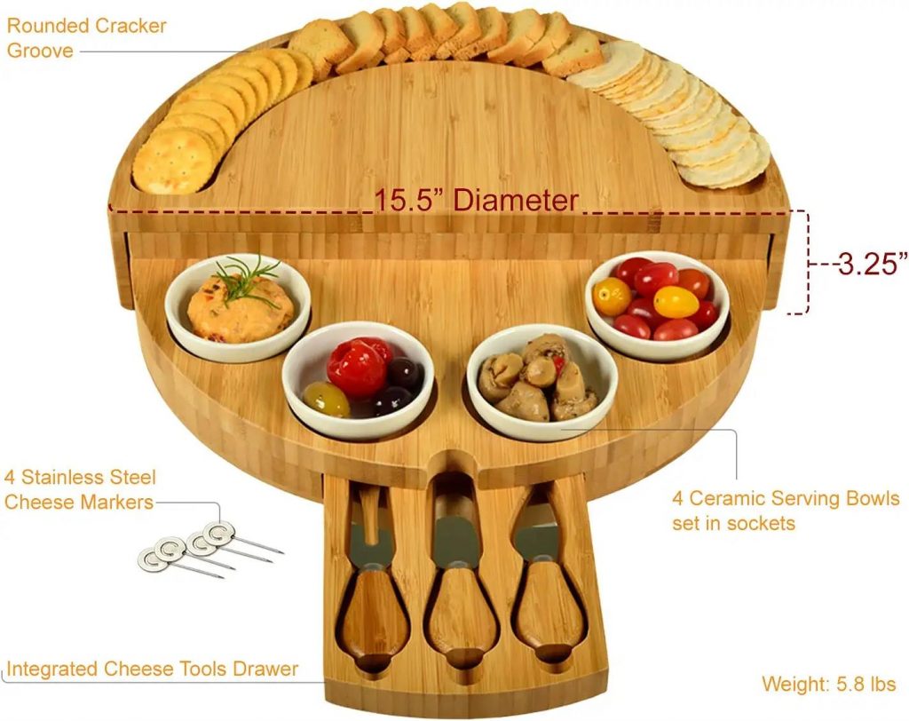 wooden cheese board