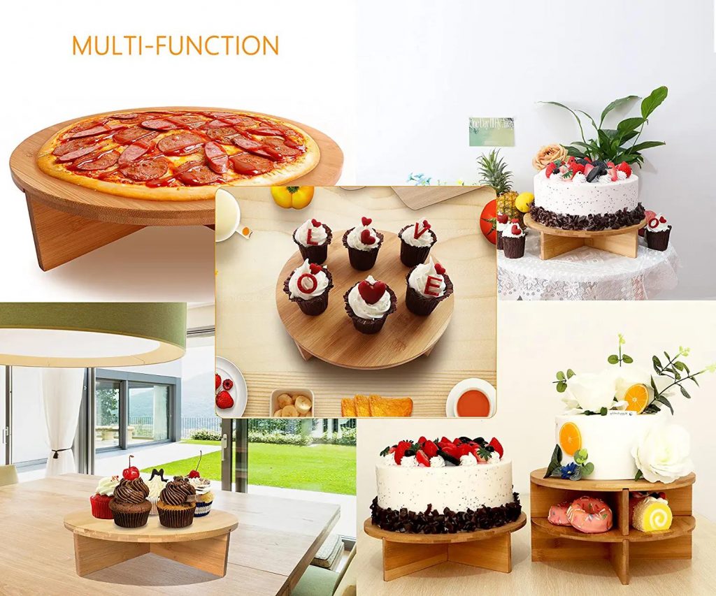 Bamboo Cake Stand