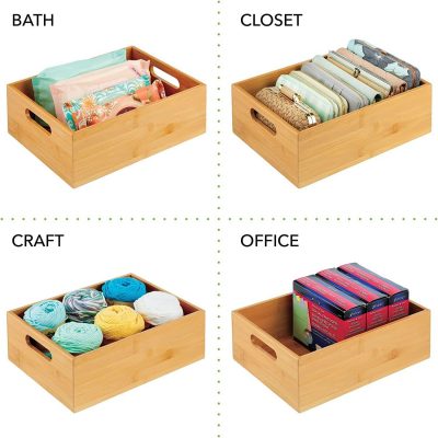 bamboo storage bin