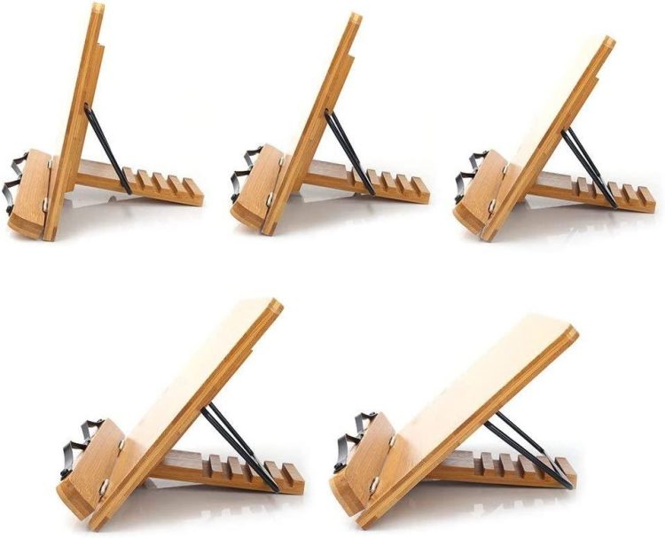 Bamboo Book Stand