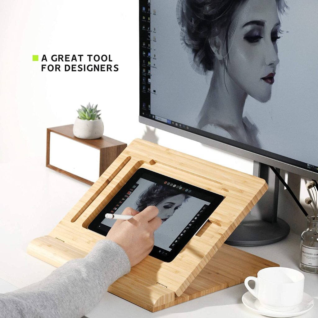 bamboo ipad stand