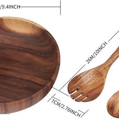 wooden salad bowl