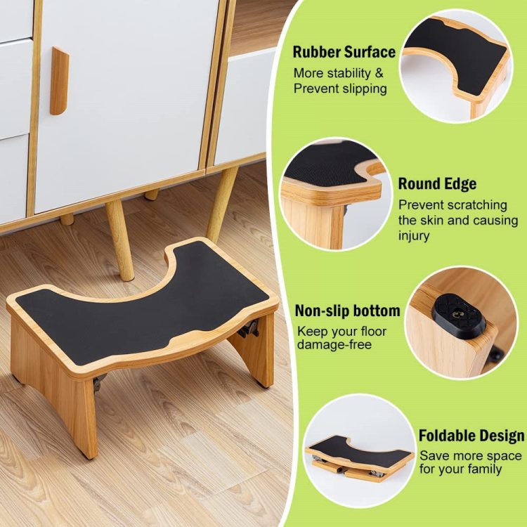 Foldable Toilet Stool
