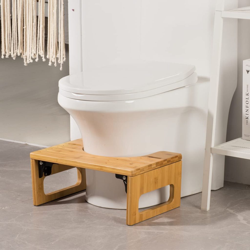 wood Toilet Stool