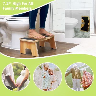 wood potty stool