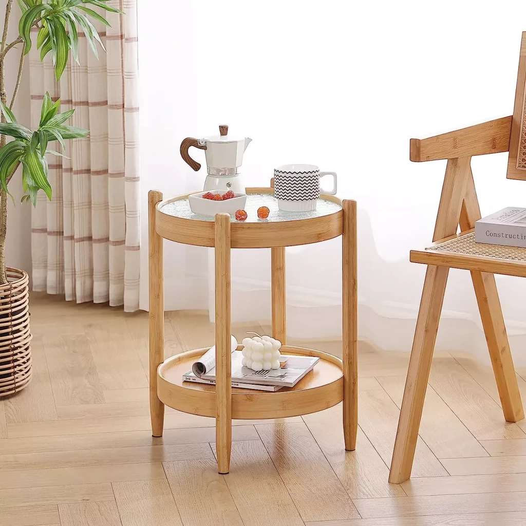 2-Tier Morden Side Table