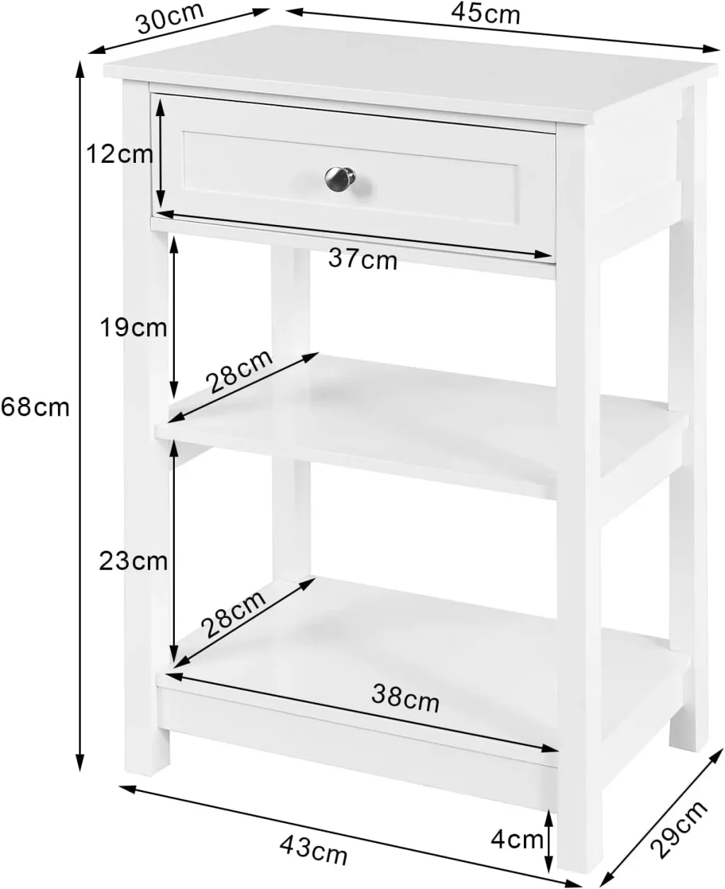 Beside Table with 1 Drawer