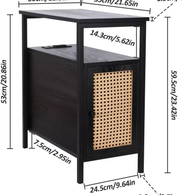 Rattan Side Table