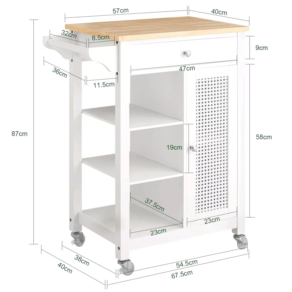 Serving trolley