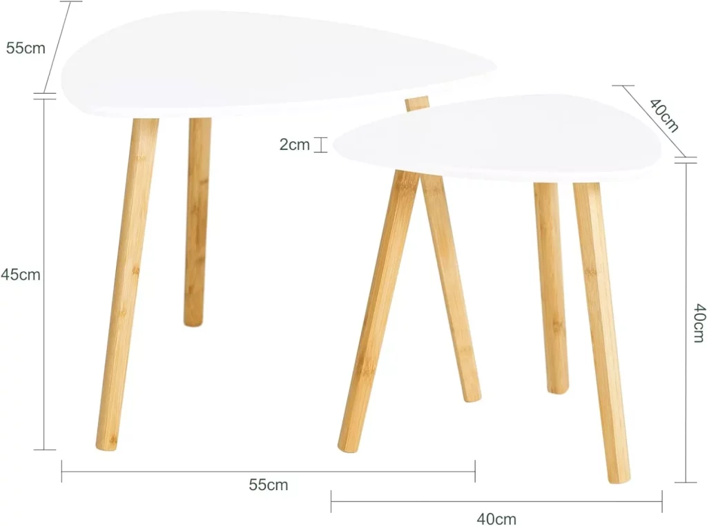 Set of 2 Side Tables