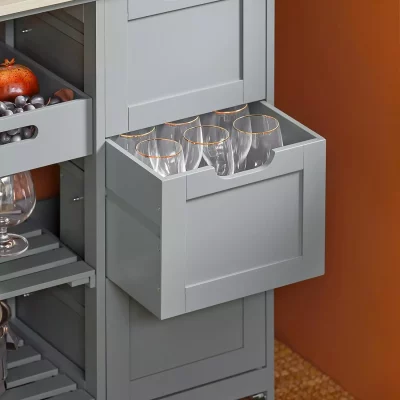 WOOD Kitchen Trolley