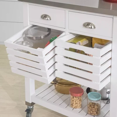WOOD Kitchen Trolley