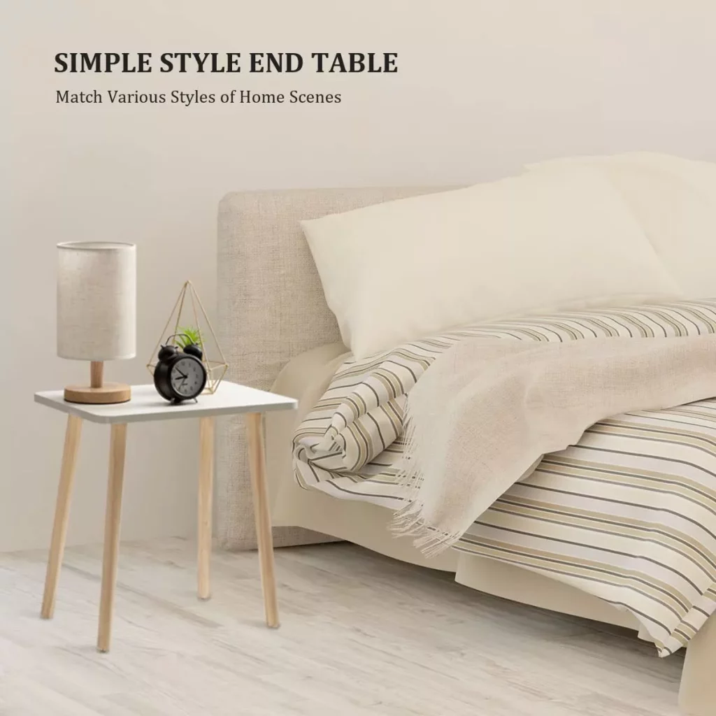 bamboo side table