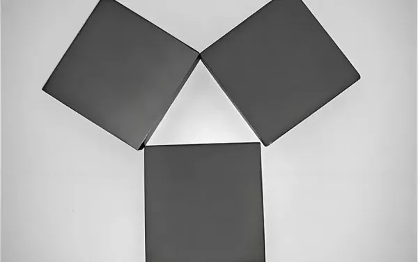 Silicon carbide ceramic plate used in bulletproof armor for its high hardness, lightweight, and excellent ballistic protection