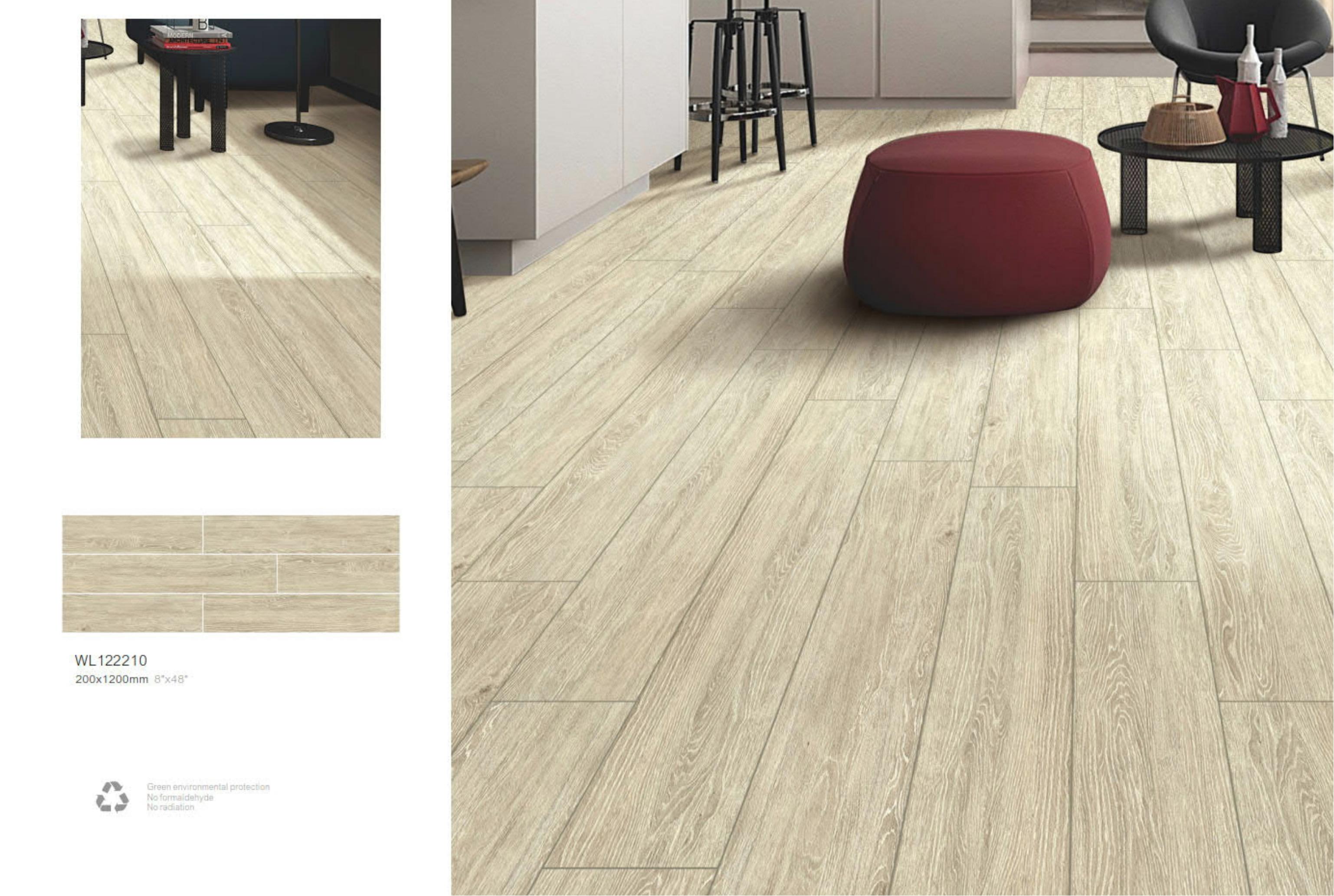 Factory Supply wood looking ceramic tile MagiCeramic Tile