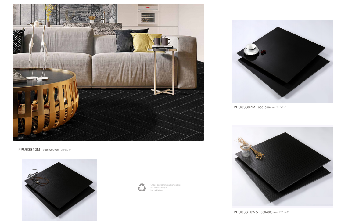 Black Ceramic Tile MagiCeramic Tile