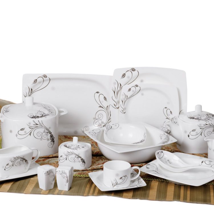 white bone china Dinnerware Sets