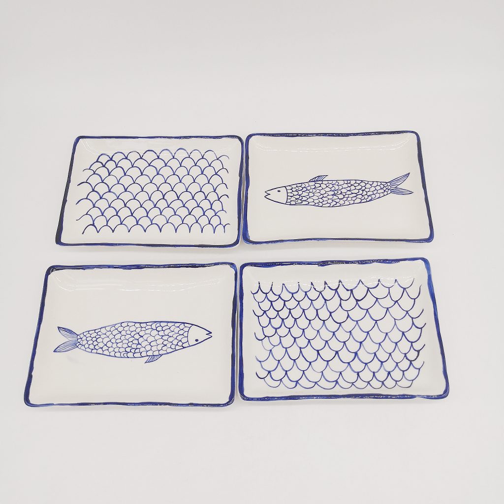 earthenware plate set