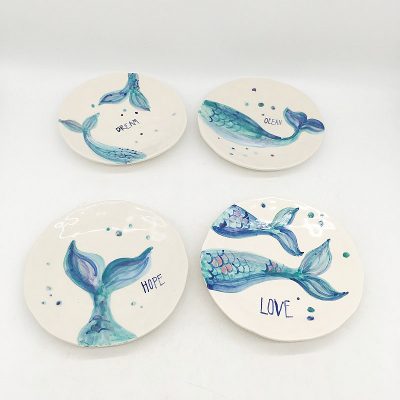 earthenware plate set