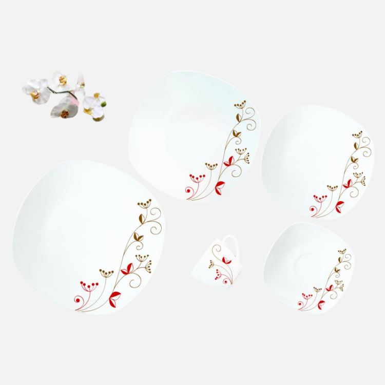 christmas porcelain dinnerware