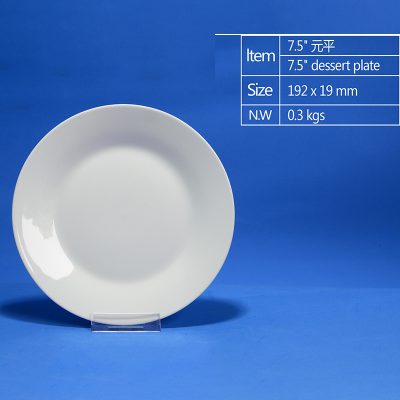 white chinese porcelain dinner plates