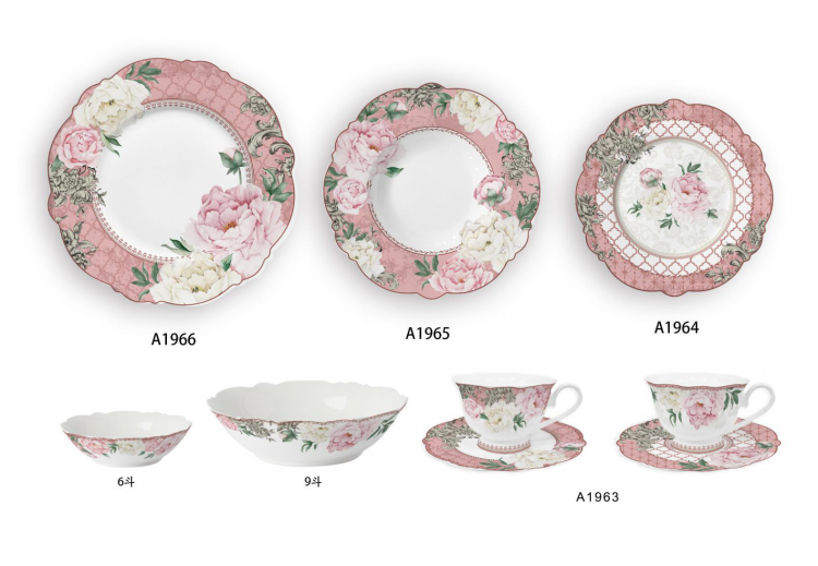 r Fine Porcelain Kitchen Spanish Floral Design New Bone China