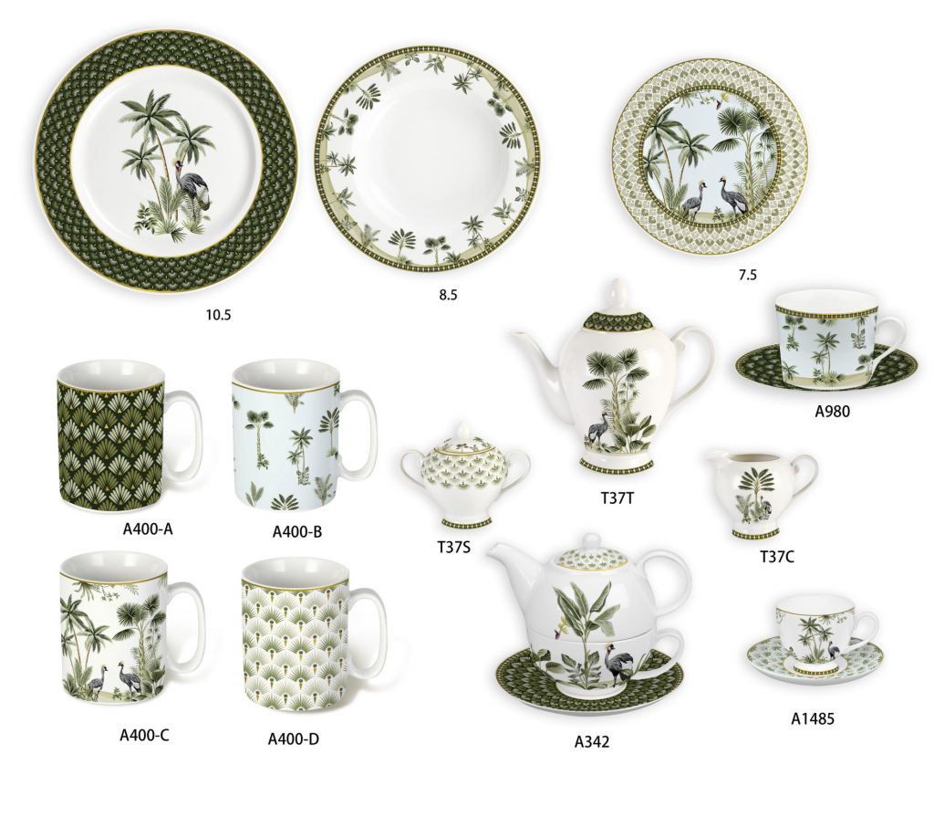 r Fine Porcelain Kitchen Spanish Floral Design New Bone China