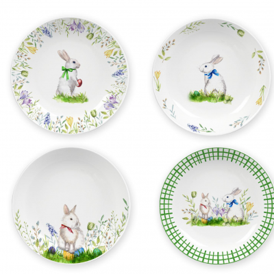 Ceramic Multicolor Fine Porcelain Kitchen Spanish Floral Design New Bone China