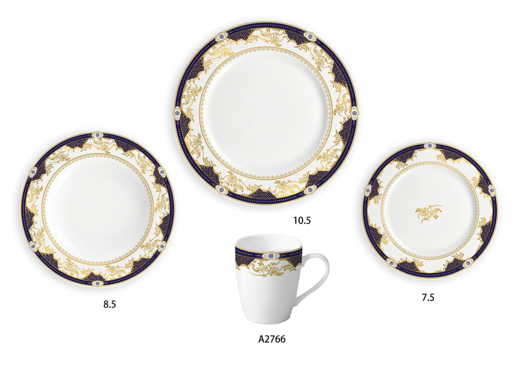 Ceramic Multicolor Fine Porcelain Kitchen Spanish Floral Design New Bone China