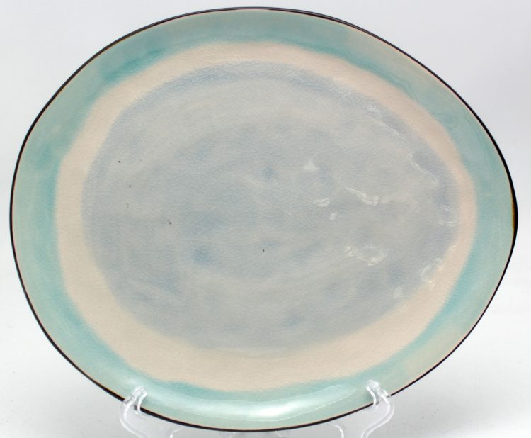 reactive dinner plate glaze