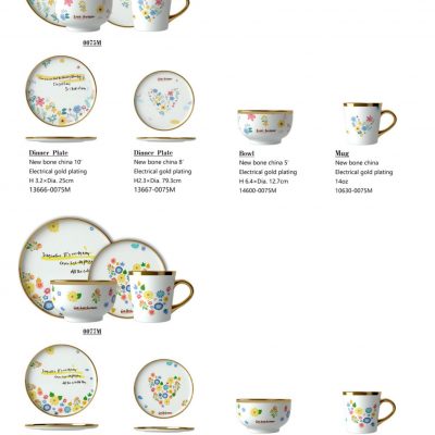 16-Piece Dinnerware Set flower table featuring the artistry of Louise Le Luyer Spring welcome of rebirth and hopes