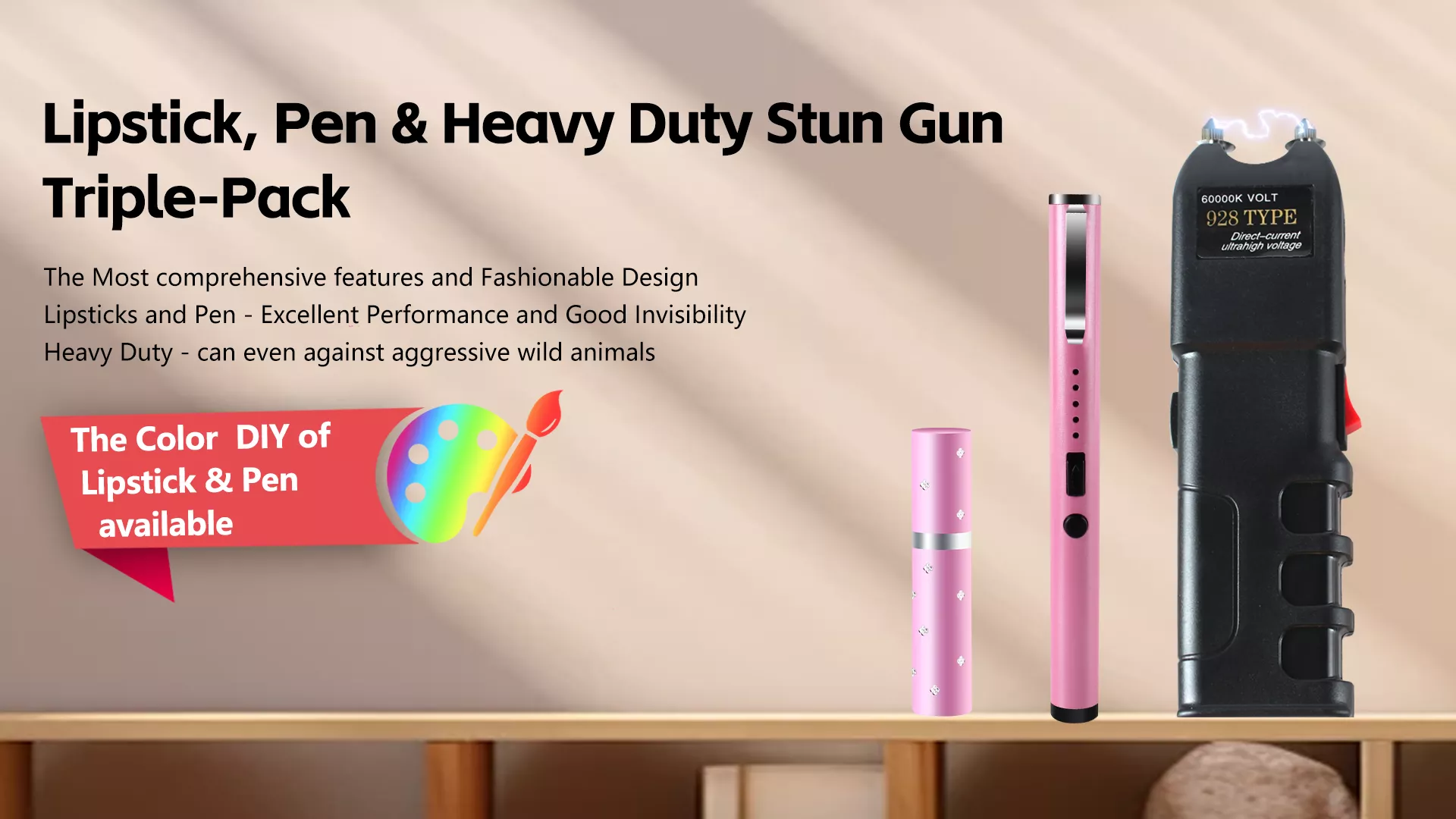 3Pc Stun Device Combo 3pc Stun Device Combo