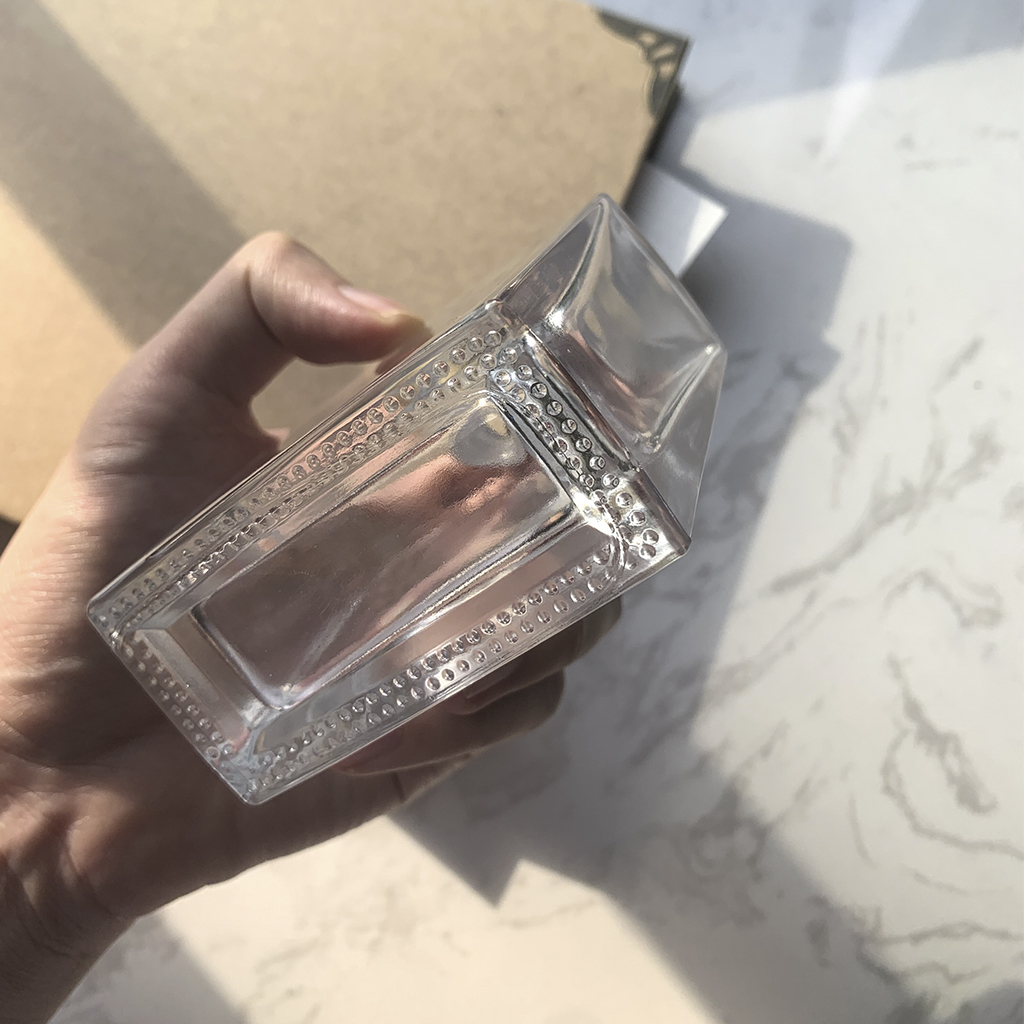 empty perfume glass bottle