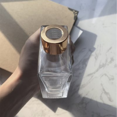 120ML flat perfume glass bottle