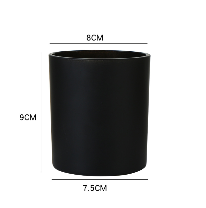 Black Scented Candle Jars 03