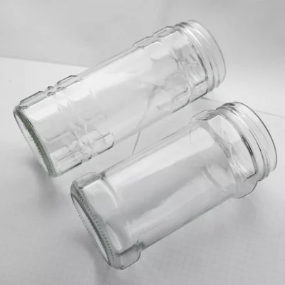 600ML wide mouth glass jar