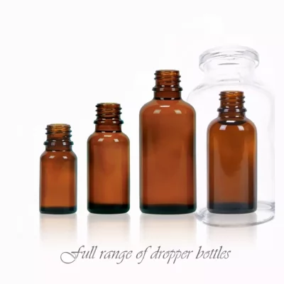 amber glass bottle