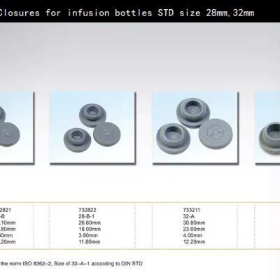 closures for infusion bottles