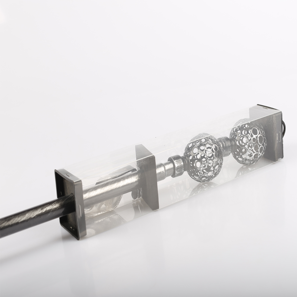 Various styles adjustable length curtain rod sets
