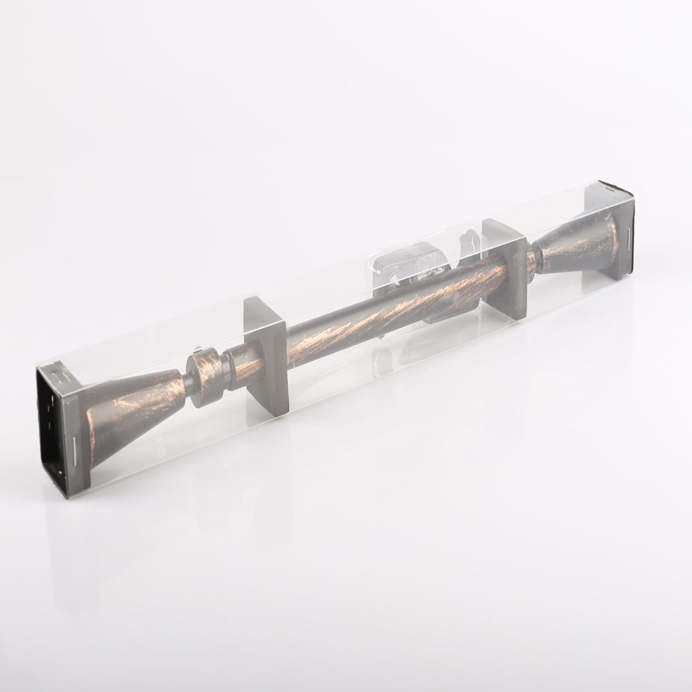 Various styles adjustable length curtain rod sets