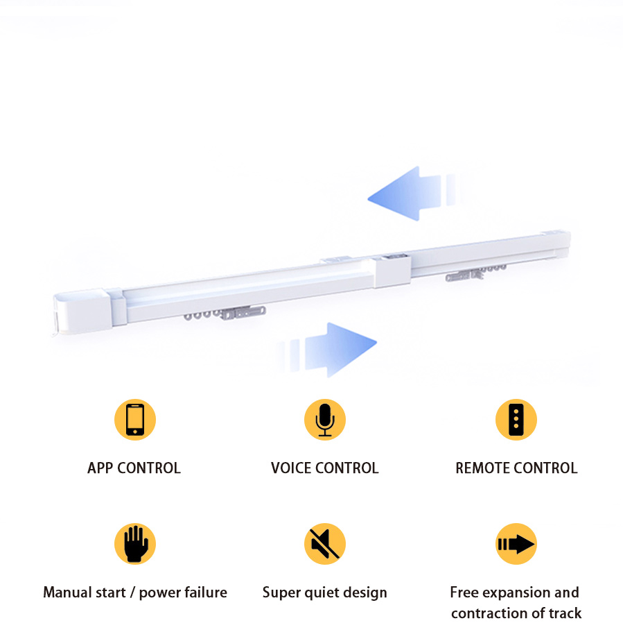 smart curtain,motorized curtain track,motorised curtain track,electric curtain track