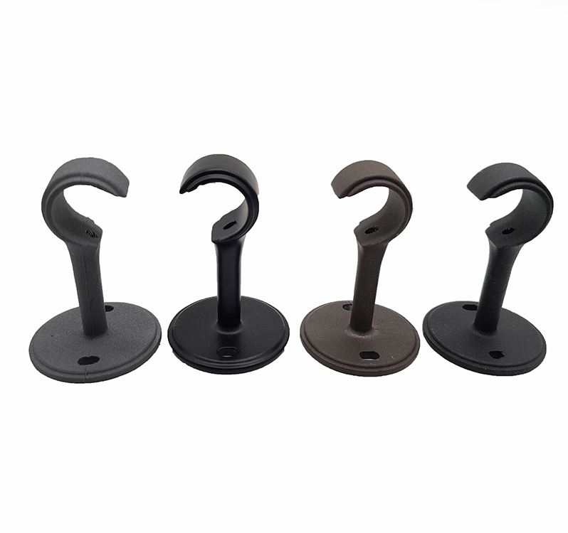 question mark shape curtain rod bracket